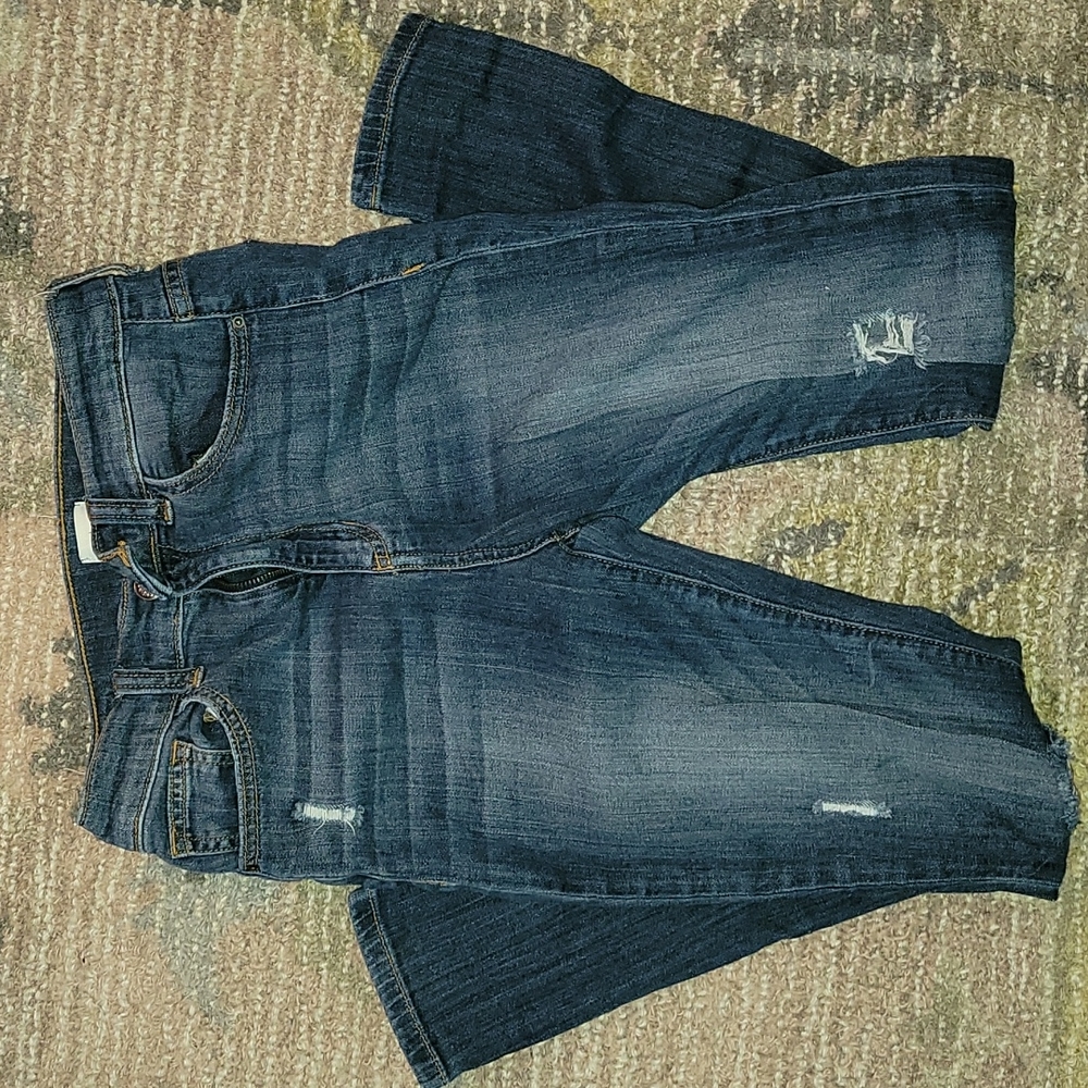 High rise skinny jeans